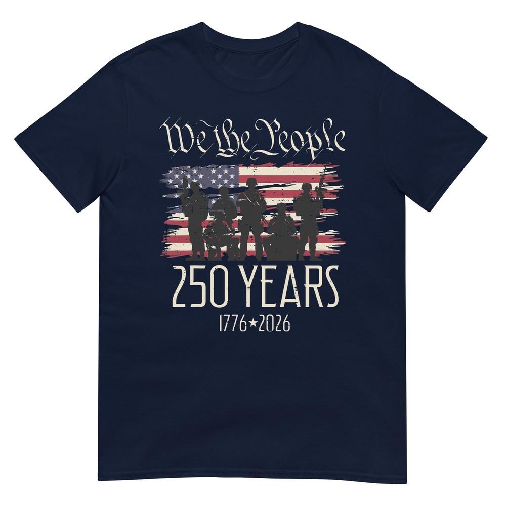 250 Years Us Flag 250th Anniversary American Birthday Usa Tshirt S