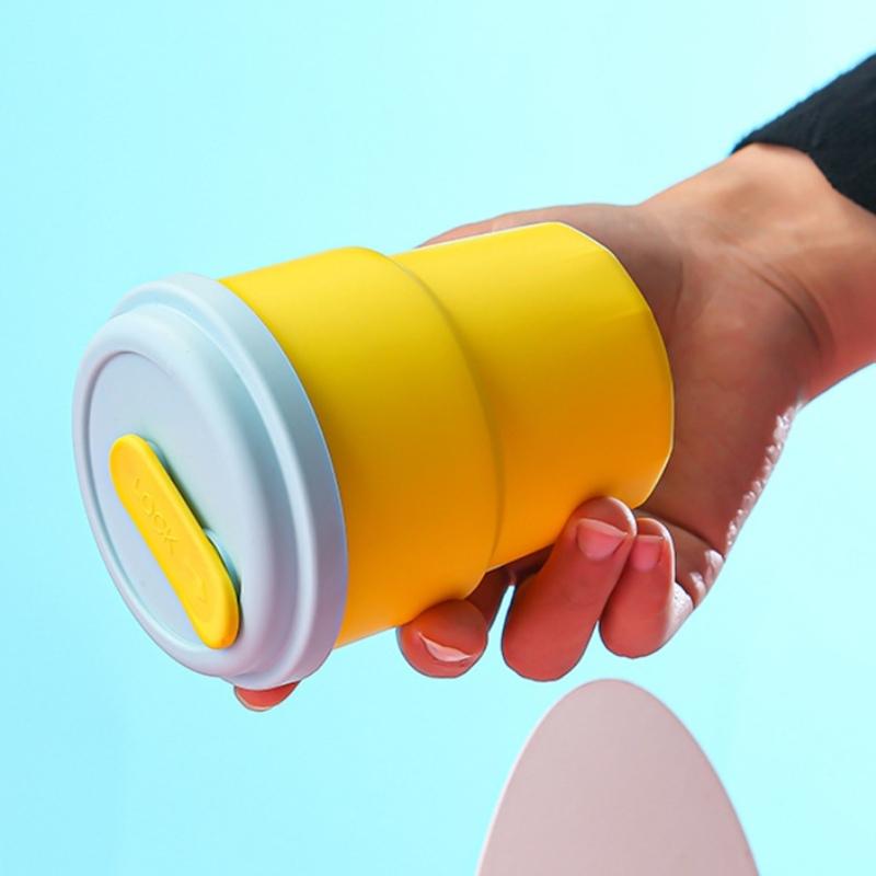 Macaron Colored 380ML Drinking Cup with Straw Leak Proof Lid Plastic Water Bottle For Travel Gym Daily Hydrations