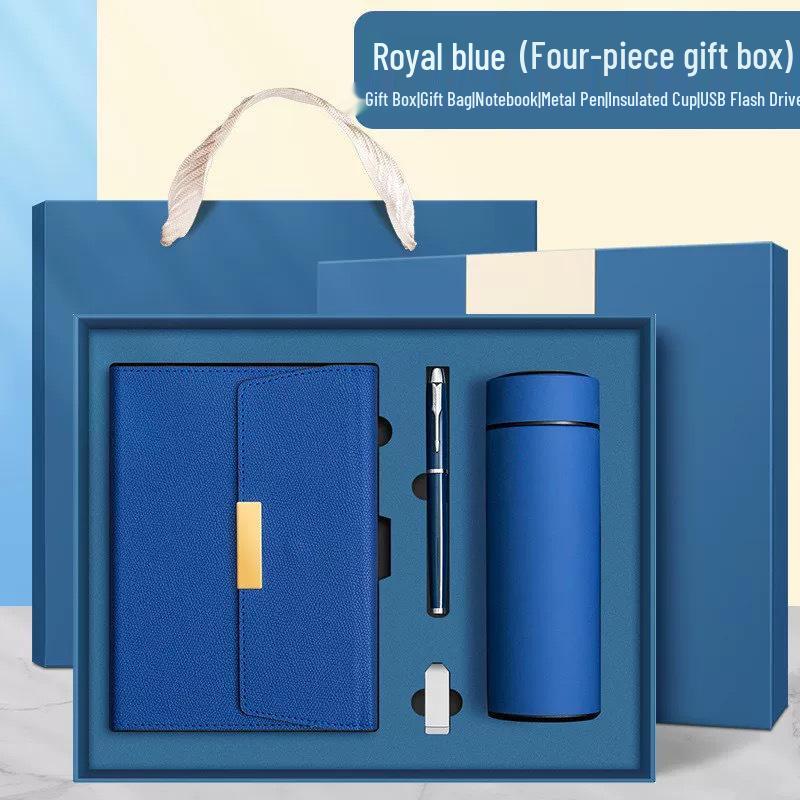 Customizable A5 Notebook Gift Set with Logo Printing - Corporate Business Souvenir