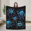 Project Hail Mary Rocky Amaze Vintage  Fleece Throw Blanket  Blankets for Home Bedroom Soft Bedding Throws,