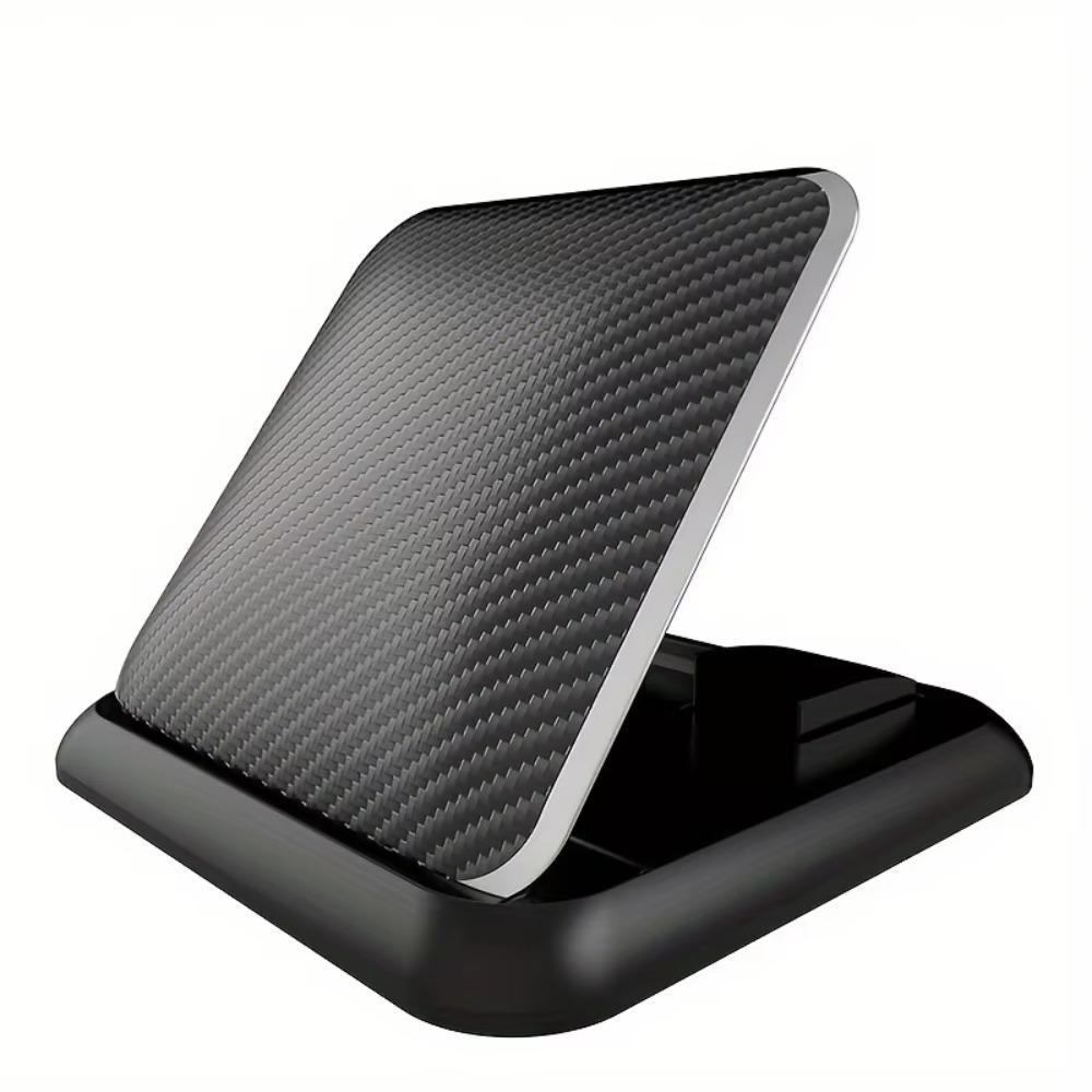 Carbon Fiber Finish Phone Mount Bracket Anti-Slip Pad Smartphone Car Mount  Car Accessories