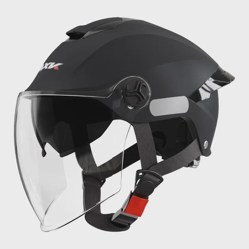 A3 New 3C Certified Electric Car Half Helmet for Men & Women - Summer Sun Protection, Universal Safety for All Seasons.