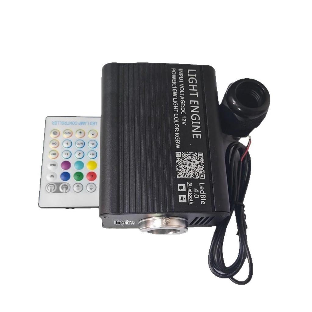 16W Car-Mounted Starry Sky Fiber Optic Light with Flashing Light Source