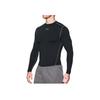 Under Armour Powerful Stretch Sports Training Warm-Up Fitness Top Men Tops Black 1265650-001