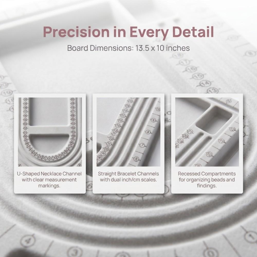 Scale Board Bracelet Necklace Tray Design Board Jewelry Making Measuring Tools For DIY