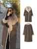 European & American Double-Sided Long Fur Coat – Autumn/Winter Long-Sleeve Women's Wear