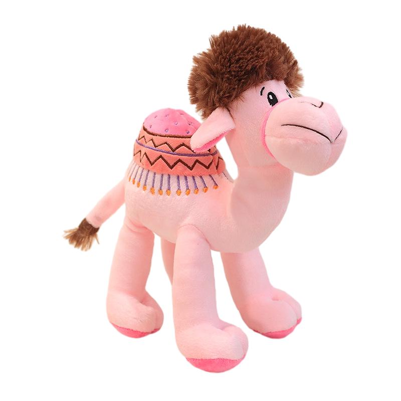 

Кукла Симуляция Верблюд Пустыня Плюшевая Игрушка Детский Подарок Сувенир для Путешествий Дом 25см Декор розовый