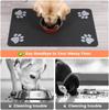 Pet Feeding Mat-Absorbent Pet Plamat for Food and Water Bowl, with Waterproof Rubber Backing, Quick Dry Water Mat for Dog Cat