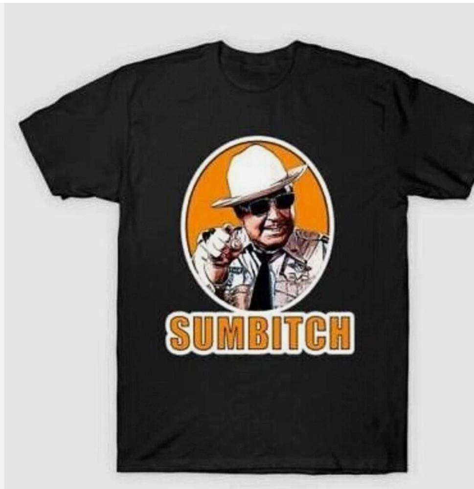 

Ты Сукин сын Джеки Глисон Смоки и Бандит Бьюфорд Т. Футболка «Справедливость» S