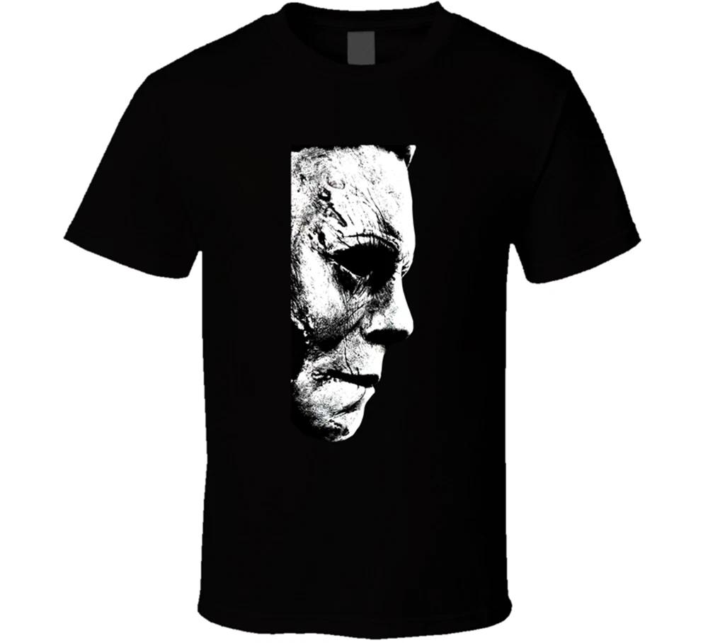 Face Michael, Mask, Horror, scary Halloween Dark Movie T Shirt Tee Gift New