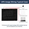 5V 9V 12V Výstup 6x Baterie 18650 UPS Záložní zdroj Bez přerušení Napájení DIY Box Power Banky pro Dům Router Mobilní telefon Tablet Modem