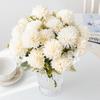 Chrysanthemum Silk Bouquet - Autumn Colors for Home or Wedding Decor