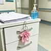 Medical Scrub Keychain 2D Flat Cartoon Stethoscope Decor Cute Backpack Pendant for Nursing Students