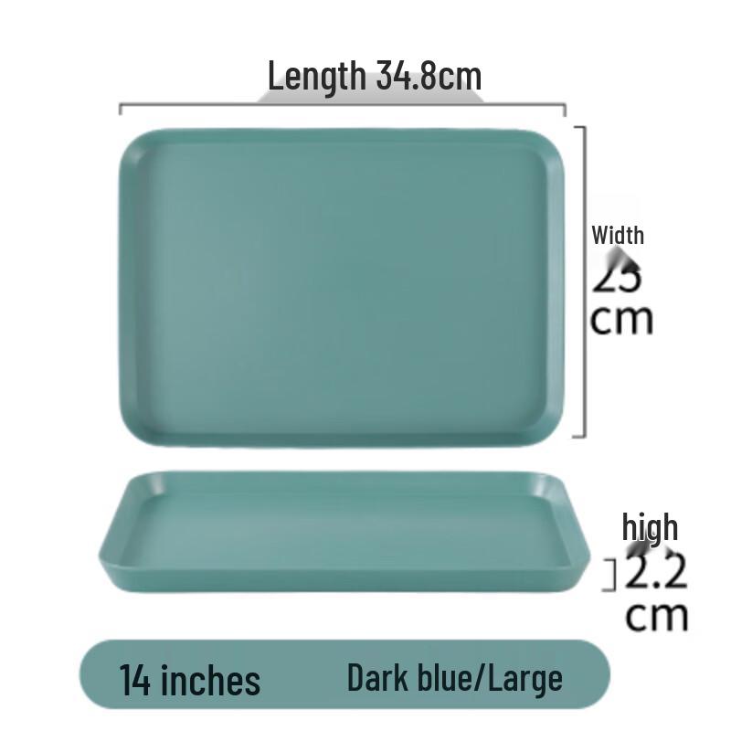 Nordic Style Melamine Rectangular Tray