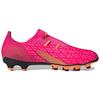 Adidas X Ghosted .2 Round Toe Lace-Up HG (Rubber Short Studs) Durable Soccer Shoes Men Soccer Shoes Pink FY7270