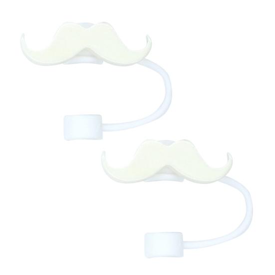 

2Pcs Silicone Straw Cap 10mm Inner Diameter Bear Design Straw Cover Dust-Proof Straw Protector for Cups And Bottles Reusable Drink Lid Stopper G