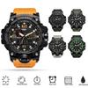 Rugged Smael Men's Military Watch Luminous Alarm Sport Wristwatch Durable 50m Waterproof