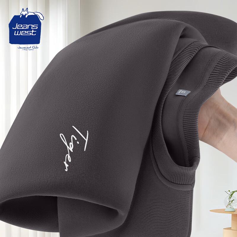 Jeanswest Club Men's Fleece Round Neck Sweatshirt