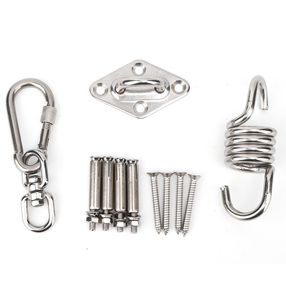 360 Degree Rotation Hammock Hook Swing Chair Hanging Stainless Steel Set for Sandbag LightHook Set