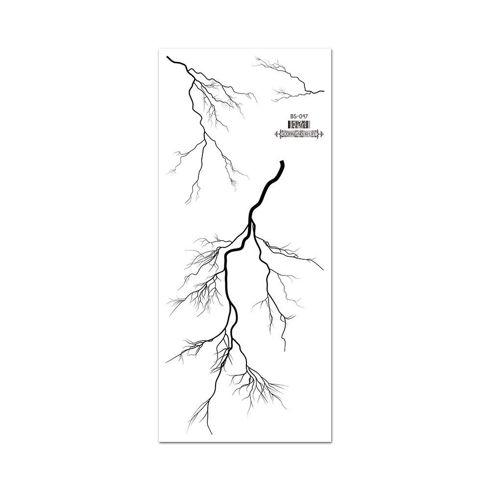 Crack Mark Temporary Tattoo Sticker Realistic Body Art Halloween Blood Vessels Tattoo Makeup