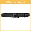 Classic Leather Waist Belt For Women With Alloy Buckle For Casual And Office Wear