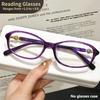 Elegant Anti-Blue Light Reading Glasses Stylish Rectangular Frame High-Definition Lenses Comfortable Portable