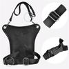 Marsupio in Pelle PU Vintage Borsa a Ginocchio Sospesa per Uomo Donna Cintura Borsa sui Fianchi Multifunzione Moto Bicicletta Escursionismo Outdoor Campeggio