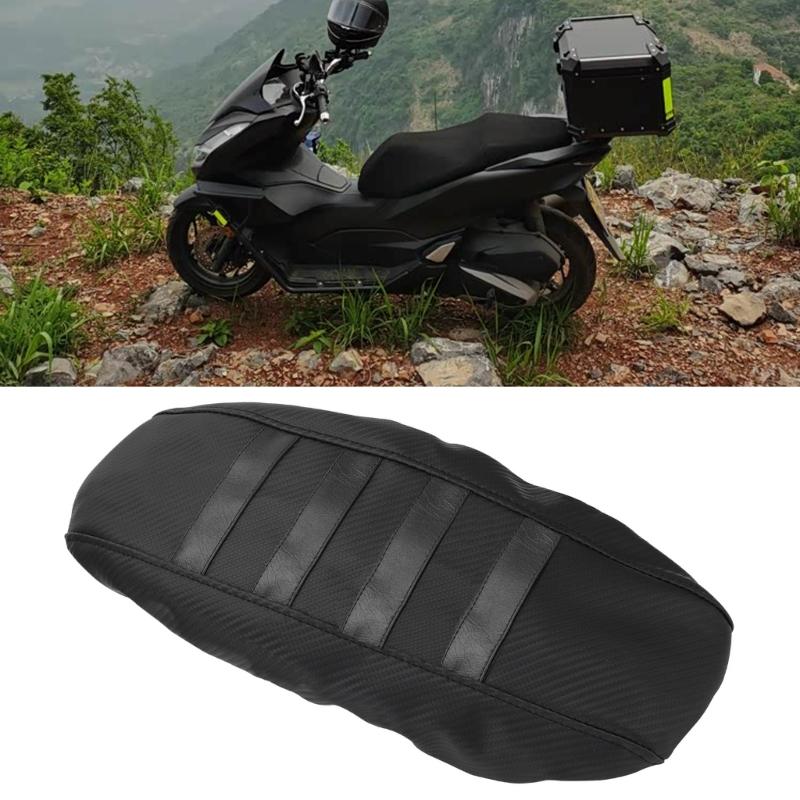 Motorcycle Seat Cover PVC Leather Seat Cushion Thicken Breathable Cover for X160 Seat Pad Cushion for Long Ride