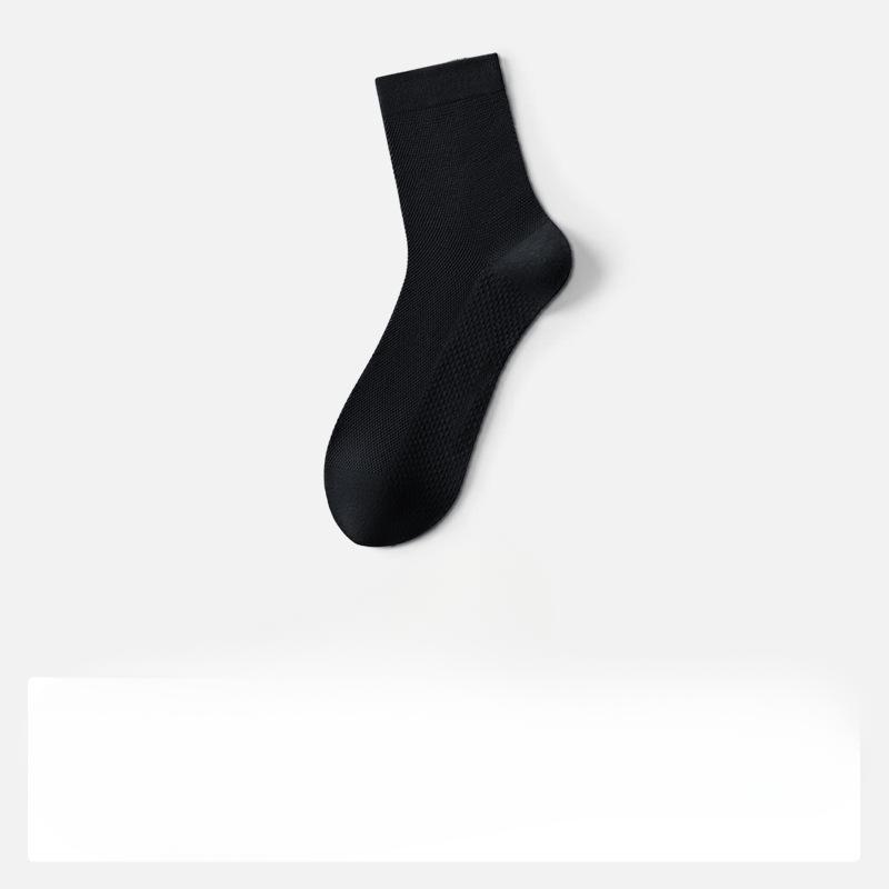 Men's Spring and Summer Mesh Anti Bacterial Anti Odor Anti Pilling Tube Socks