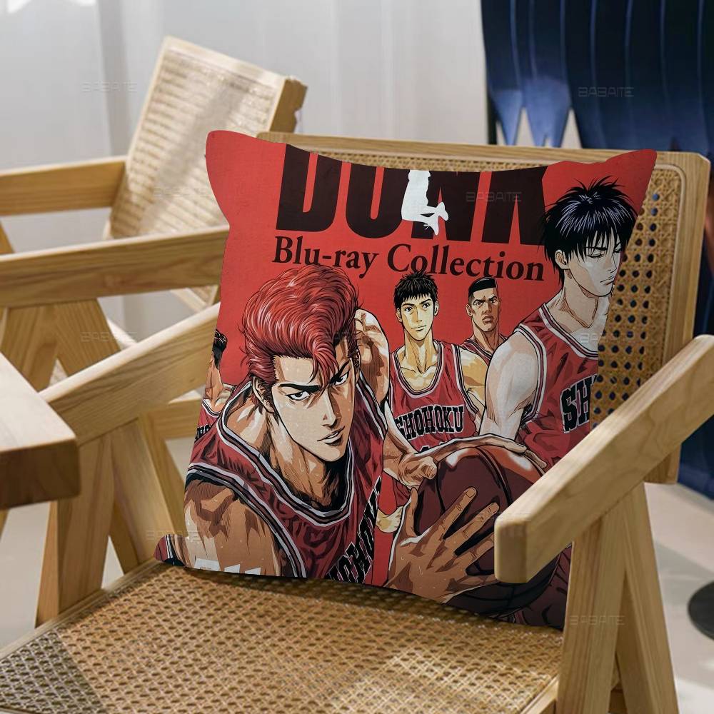 Japanese Comics S-SLAM D-DUNK Cushion Cover Pillowcase Upholstery Sofa Throw Pillow Home Decor Pillowcas