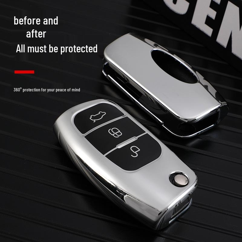 Classic Ford Ecosport & Fiesta Car Key Cover Keychain