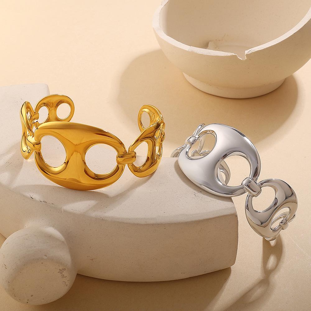 Edelstahl Schweinenase Retro Minimalistisches Armband - Europäisches & Amerikanisches Design