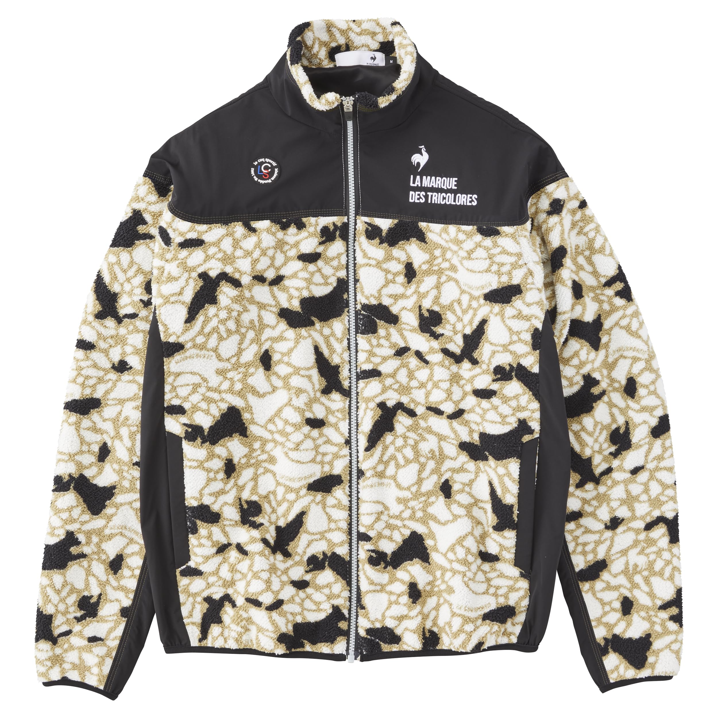 

Coq Sportif Cut and Sew Printed Boa Blouson Fluffy Stylish Golf LG4FSW53M BG00 [Le Golf] [Stretch Forcer] Мужская (бежевый)