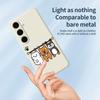 For Samsung Galaxy S24 FE Case Three Animal Dolls Pattern Printing Straight Edge TPU Phone Back Cover