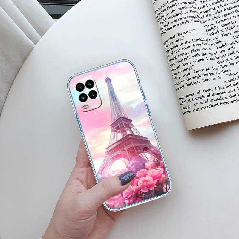 RP54 Torre Eiffel di Parigi Custodia Trasparente per Telefono per Samsung Galaxy A04 A04S A14 A23 A34 A54 M23 M33 M52 M53