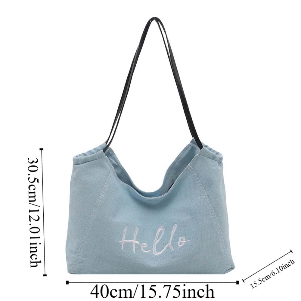 Korean Style Commuting Shoulder Pouch Portable Large Capacity Underarm Bag  Summer