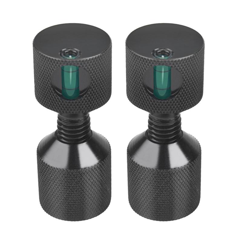 

A23I-Two Hole Pins Set 1-1/8Inch Aluminum 6061 2 Hole Flange Alignment Pin With Level чорний