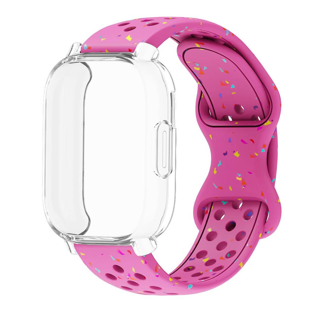 Řemínek+Pouzdro Pro Xiaomi Redmi Watch 5 active 5 Lite Ochranný Kryt Celý Displej TPU Měkký Kryt a Silikonový Prodyšný Sportovní Pásek