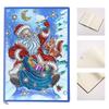 Weihnachtsmann Muster Diamanten Malerei Notizbuch DIY Diamanten Bilder Set Dekoration Geschenk