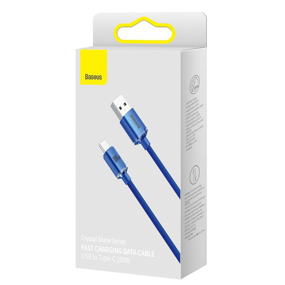USBC cable for fast charging and data transfer 2m blue