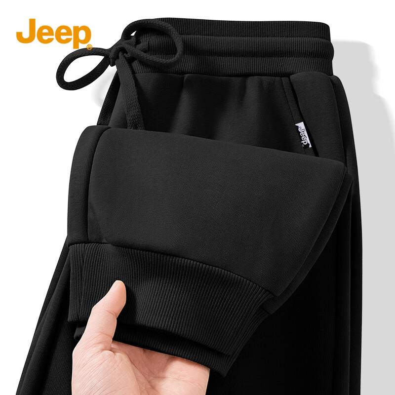 JEEP Men s Fleece Lined & Casual Ribbed Jogger Pants 3XL