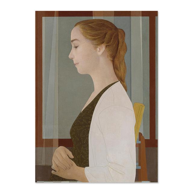 Poster Astratti Ragazza Retrò Stampe Galleria Pittura su Tela Interno Arte Murale Nordico Immagini Per Soggiorno Decorazione Casa