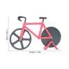 Stainless Steel Innovative Bicycle Shape Pizza Cutter Cutting Tool Kitchen AccessoriesRed