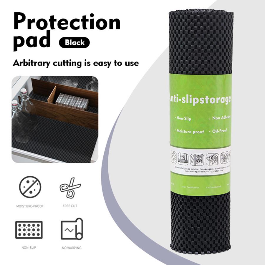 Shelf and Drawer Liner Non-Adhesive Non Slip and Grip Durable Clean Pad Cabinet Liner for Drawers, Shelves, Cabinets, Desks