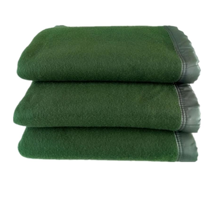 Dark Green Flood Control & Disaster Relief Blanket - Warm, Protective Quilt