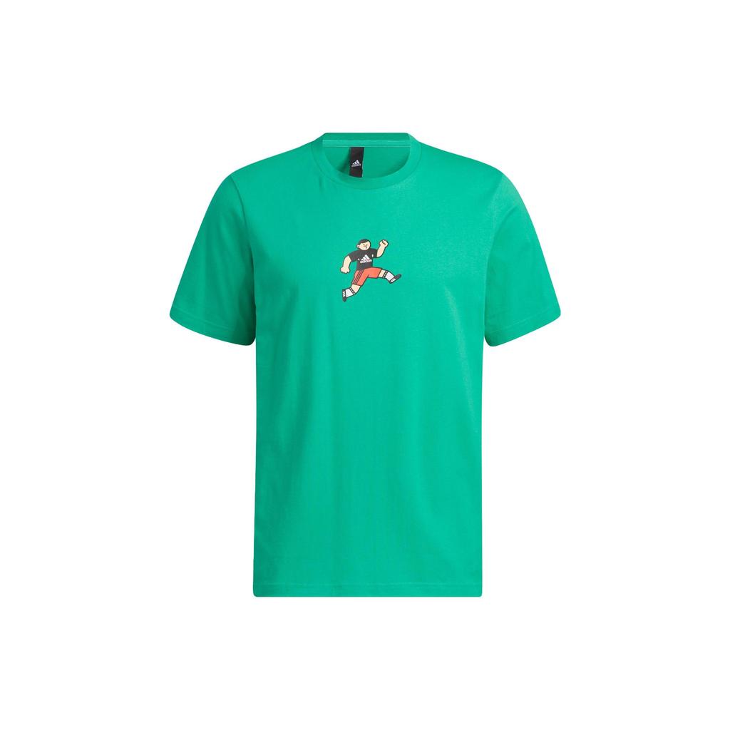 Adidas T Shirt Men's Lawn Green IA8118