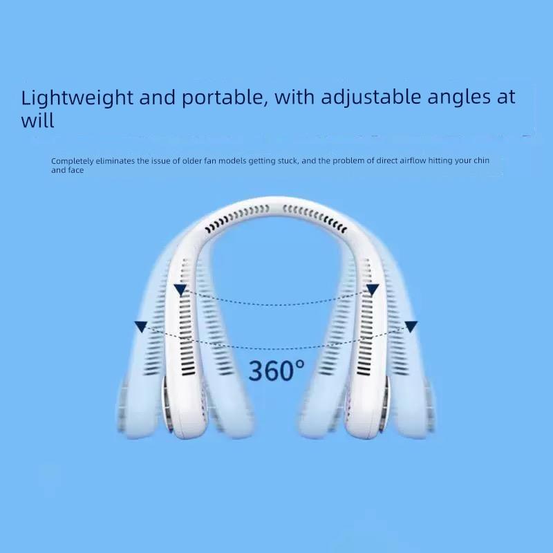 Hanging Neck Fan, Portable, Ultra-Long Battery Life, Silent Electric Fan, Small Hanging Neck Fan, 2025 New Model