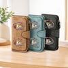 Shiba Inu Luluy Long Zipper Wallet, Large Capacity Card Holder, Unisex Clutch Bag, Fashionable Zipper Coin Purse, Suitable for Daily Use, A Great