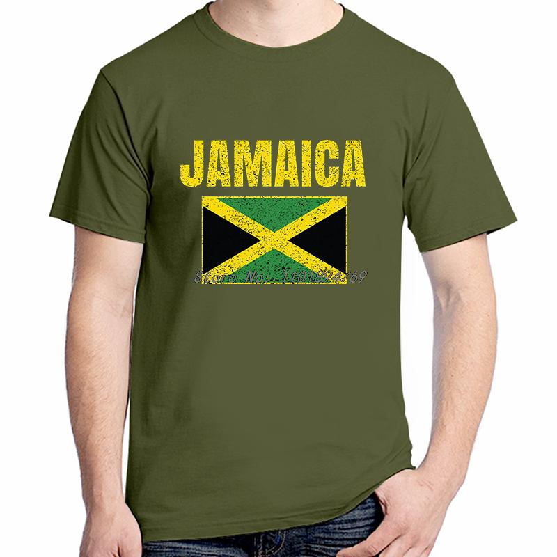 Jamaican Flag Vintage Jamaica Country Gift T Shirt Unisex 100 Cotton Graphic T Shirts Tees Tops Short Sleeve Tshirt Unisexs Clothes