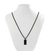 Personalized Men's Accessories Pendant Black Minimalist Style Alloy Military Badge Geometric Sweater Chain Necklace